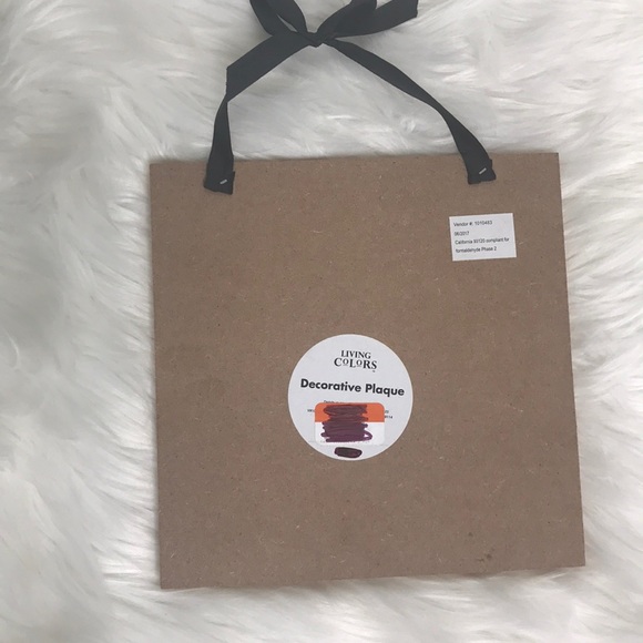 Home Decor Wall Hanging Decorative Plaque "Don’t quit your Daydream" Creme Brown - Picture 3 of 3